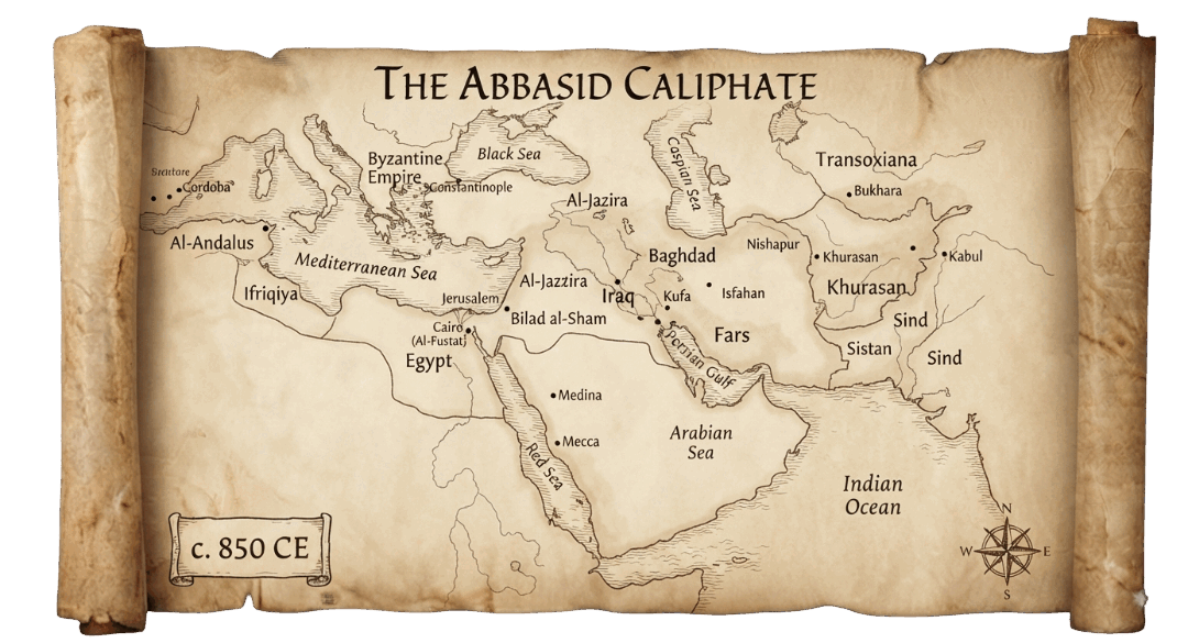 Abbasid Caliphate map