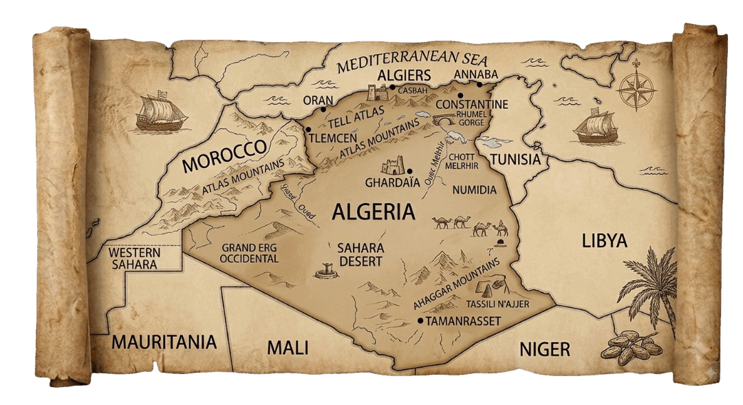 Algeria map