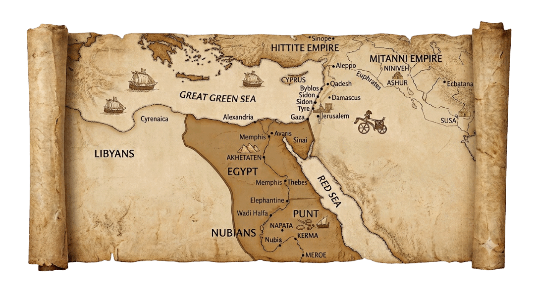 Ancient Egypt map