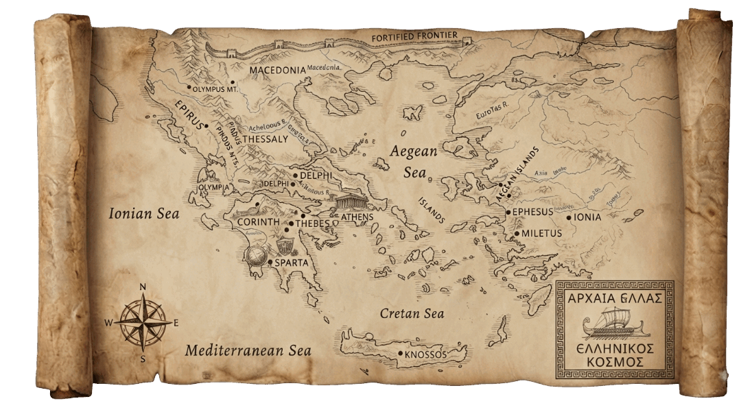 Ancient Greece map