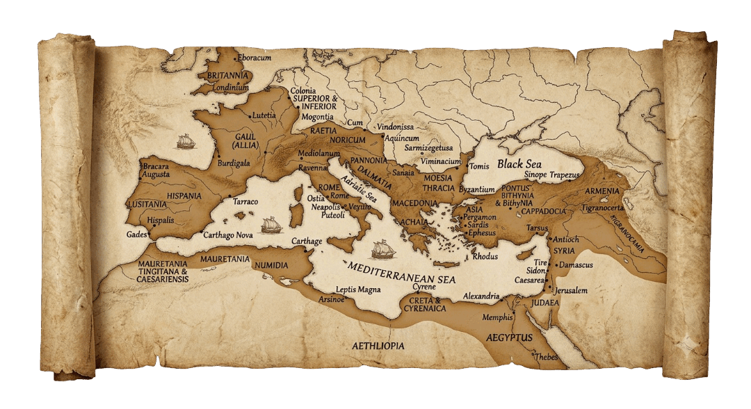 Ancient Rome map