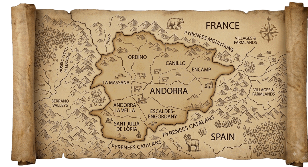 Andorra map