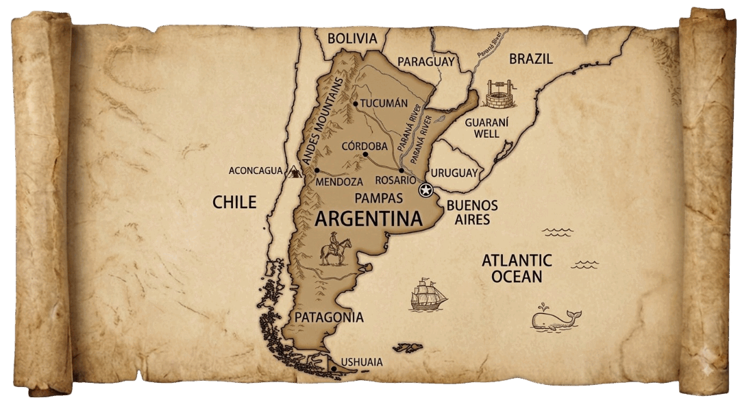 Argentina map