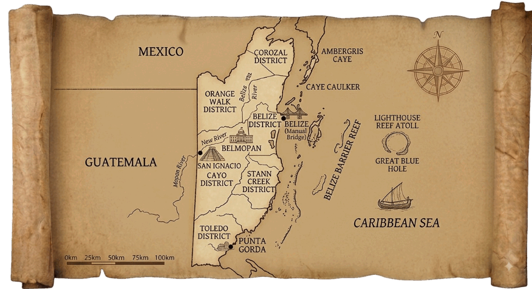 Belize map
