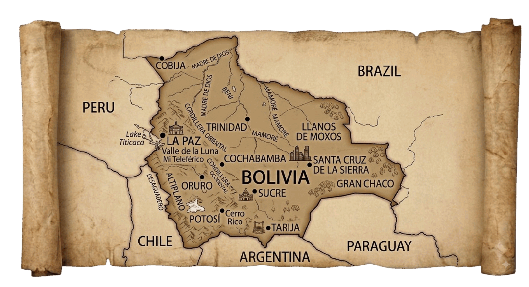 Bolivia map