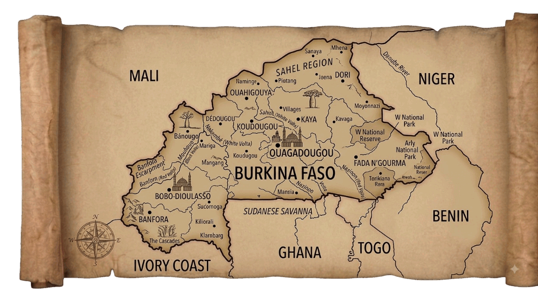 Burkina Faso map