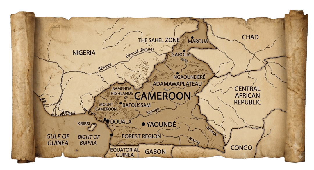 Cameroon map