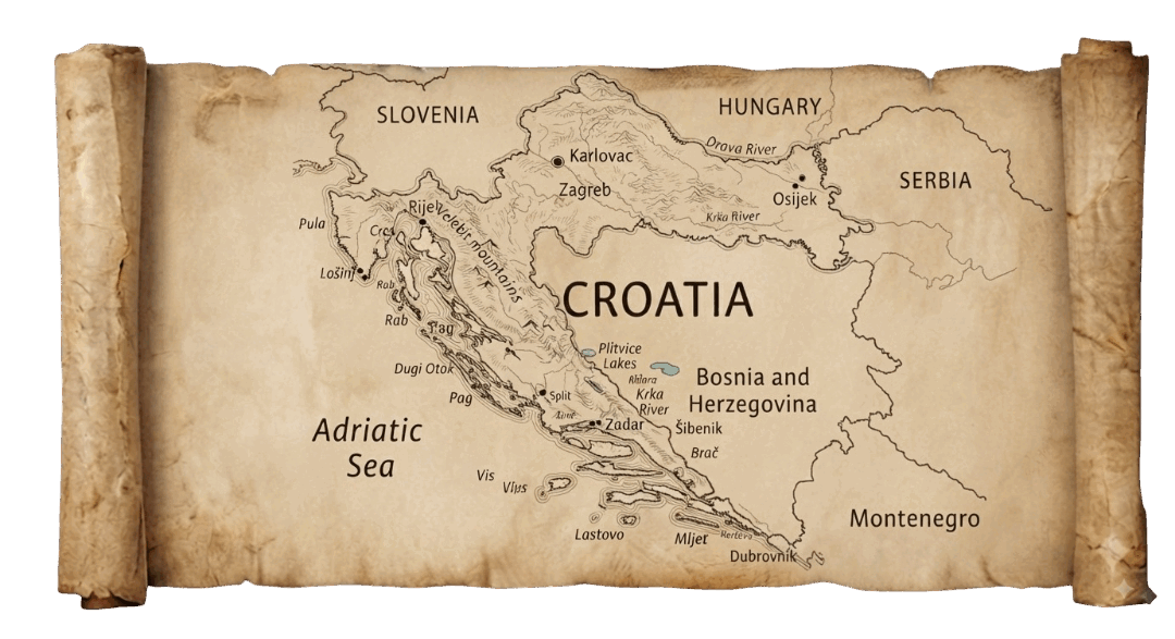 Croatia map