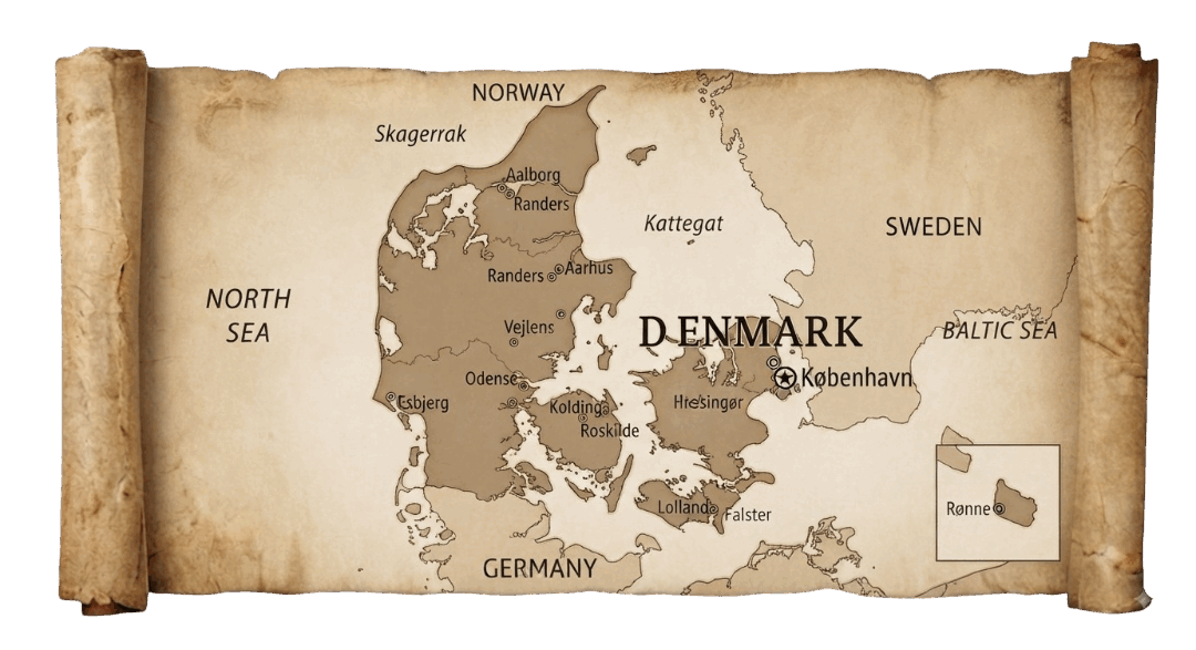 Denmark map