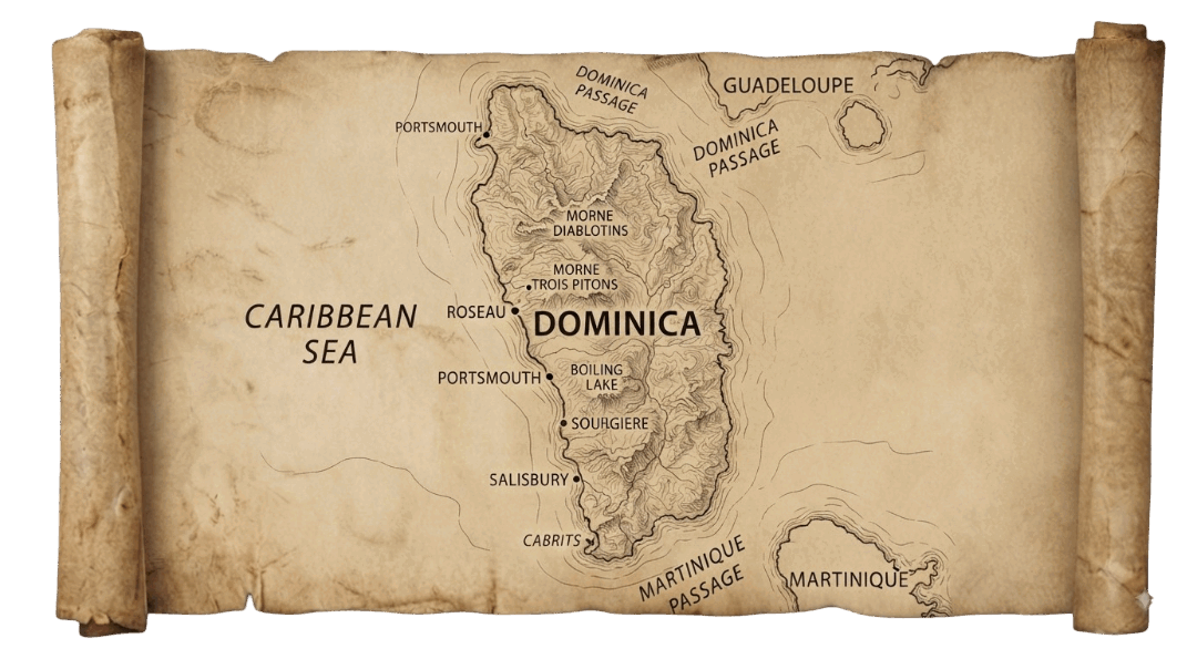 Dominica map