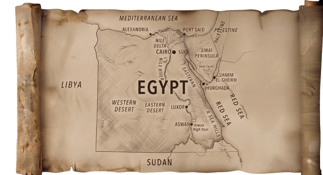 Egypt map