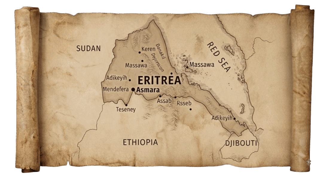 Eritrea map