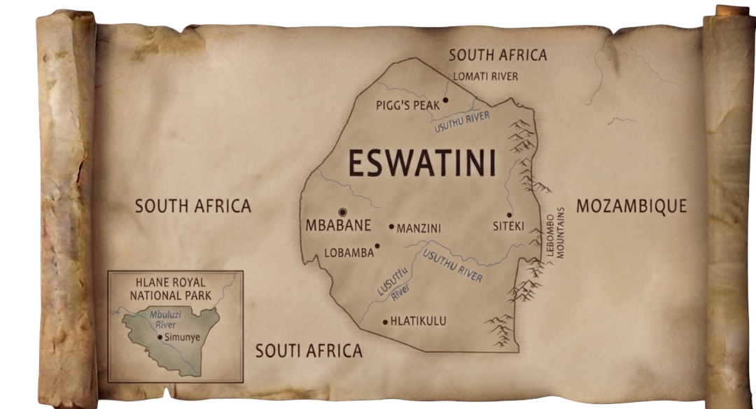Eswatini map