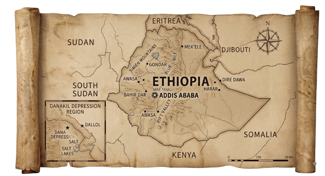 Ethiopia map