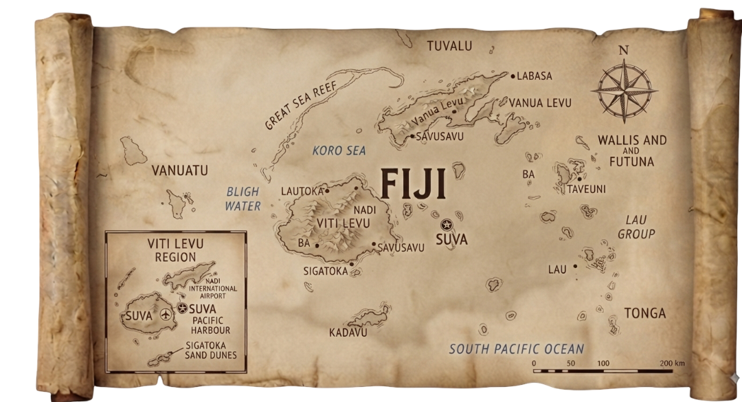 Fiji map