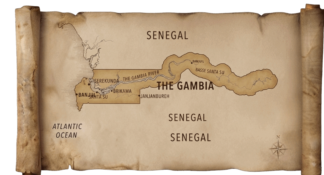 Gambia map