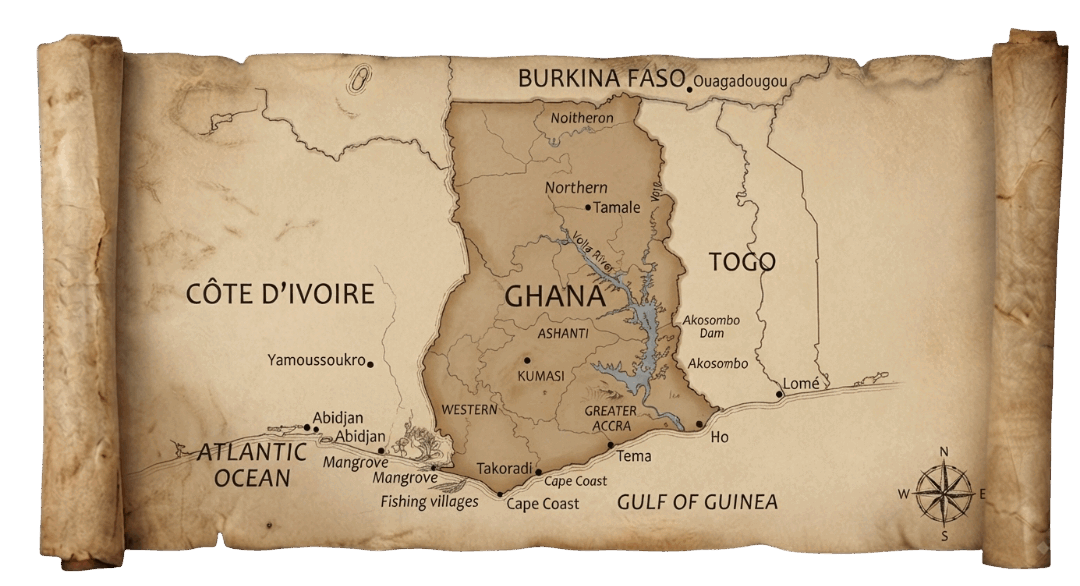 Ghana map