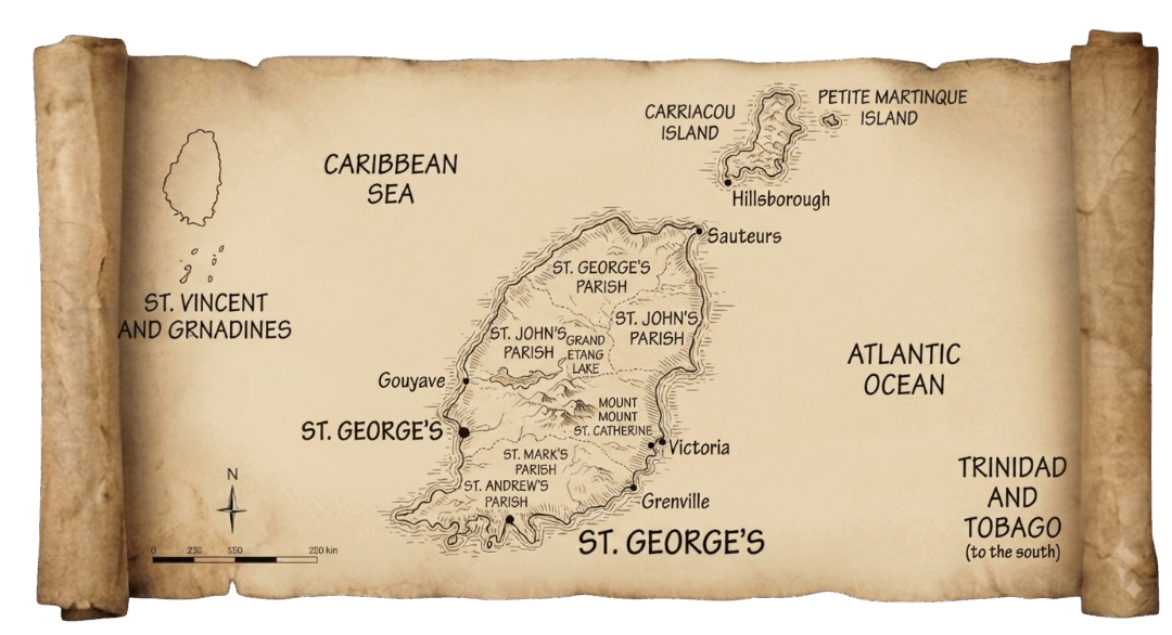 Grenada map