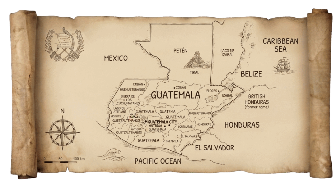 Guatemala map