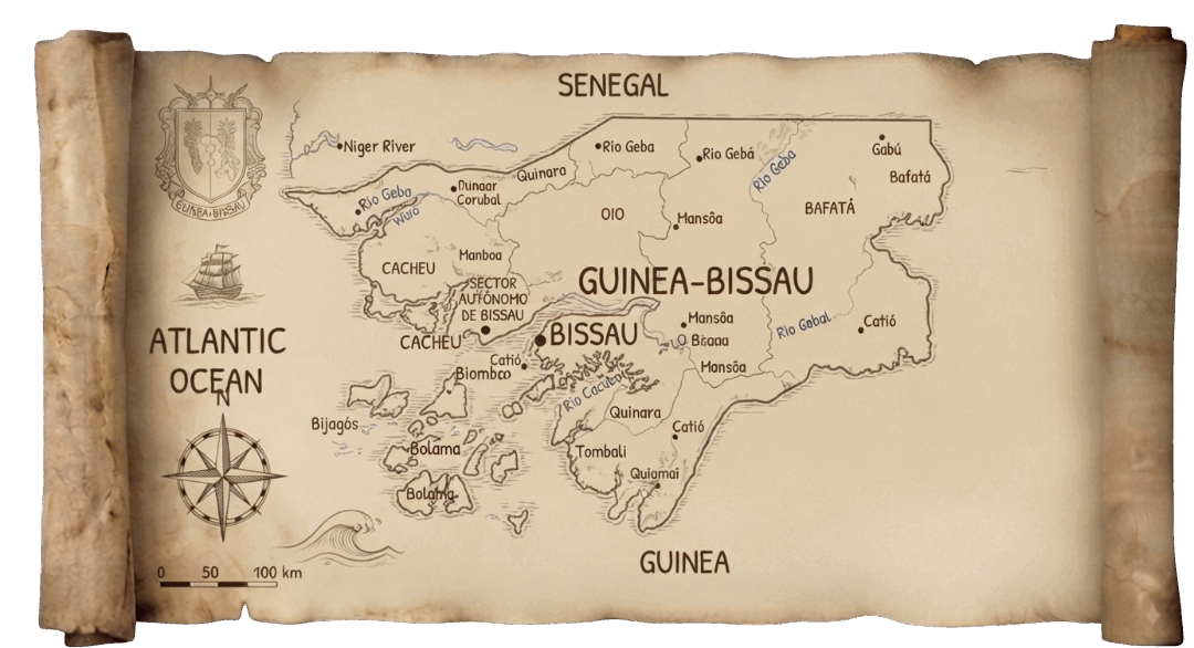 Guinea-Bissau map