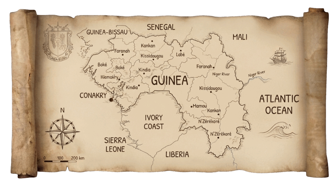 Guinea map