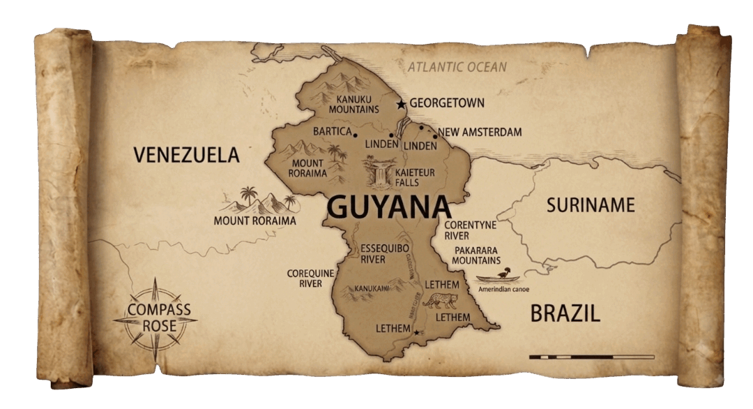 Guyana map