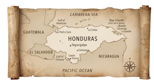 Honduras map