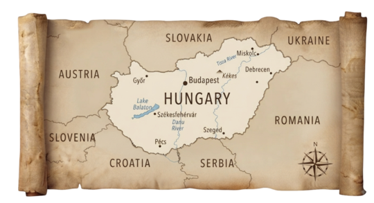 Hungary map