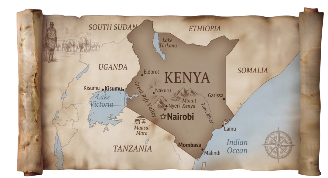 Kenya map