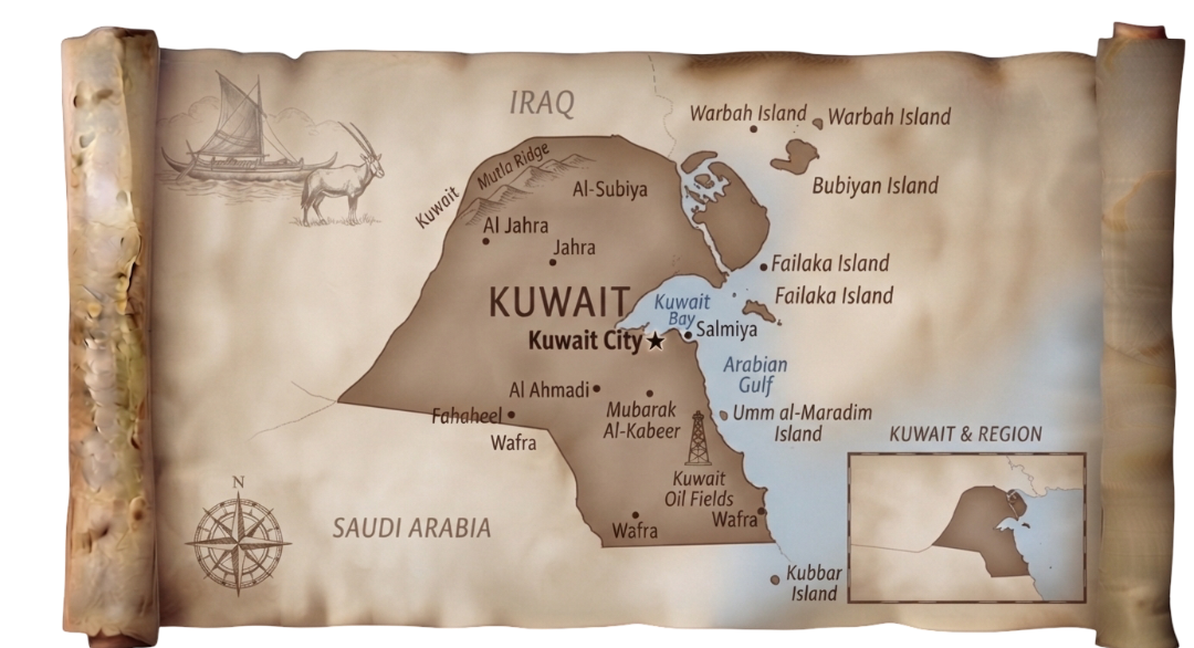 Kuwait map