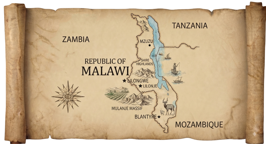 Malawi map