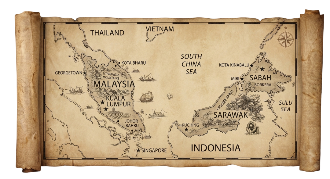 Malaysia map