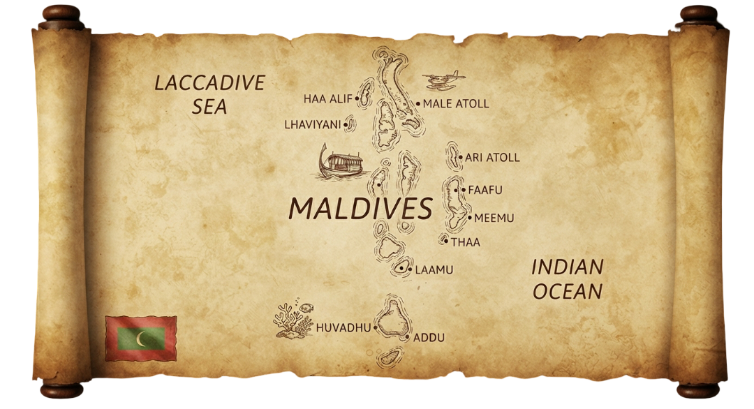 Maldives map