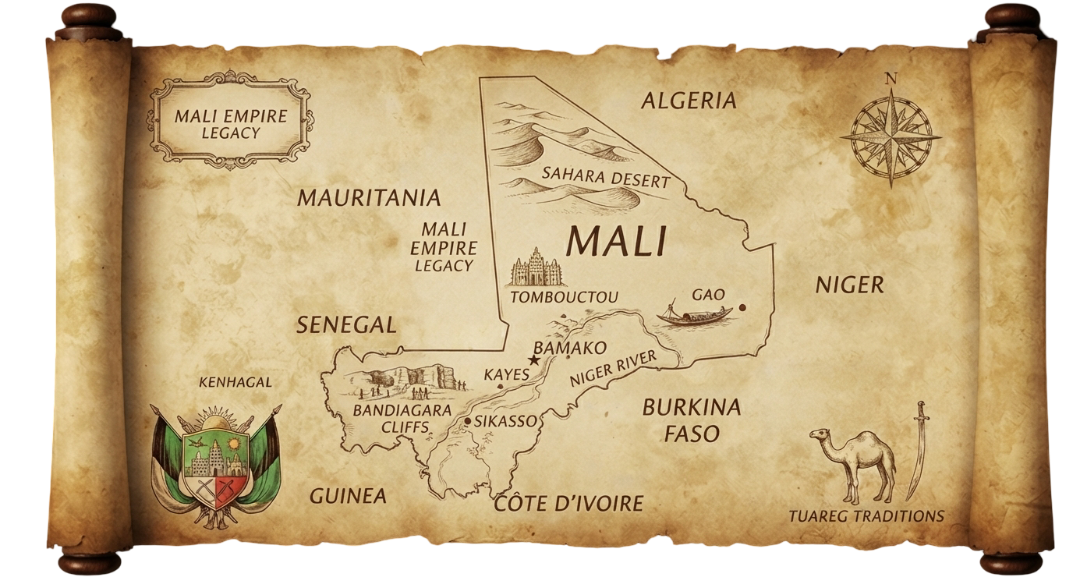 Mali map