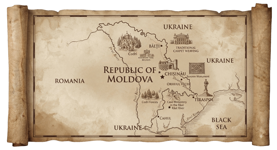 Moldova map