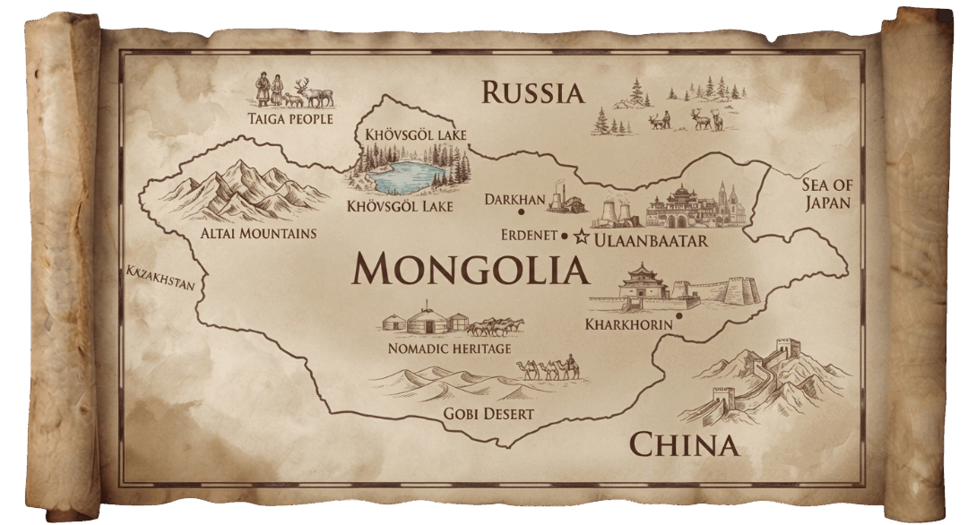 Mongolia map