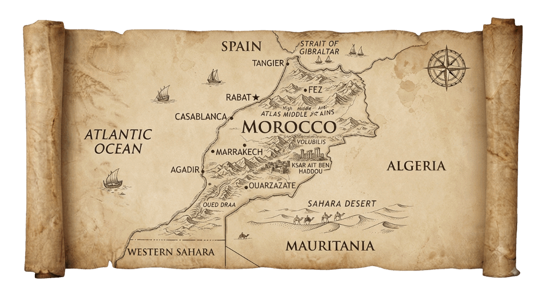 Morocco map