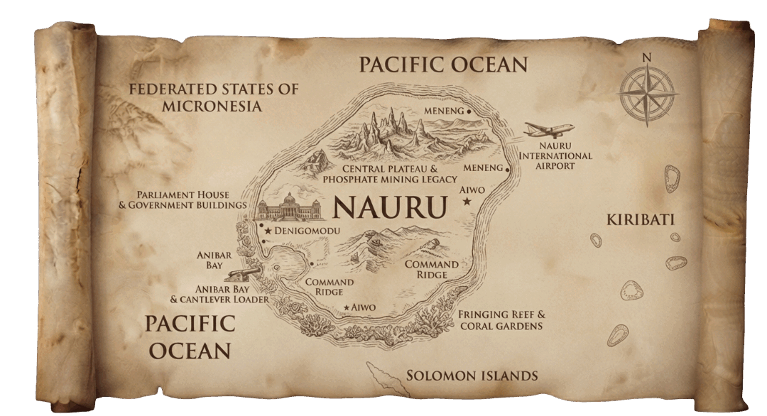 Nauru map