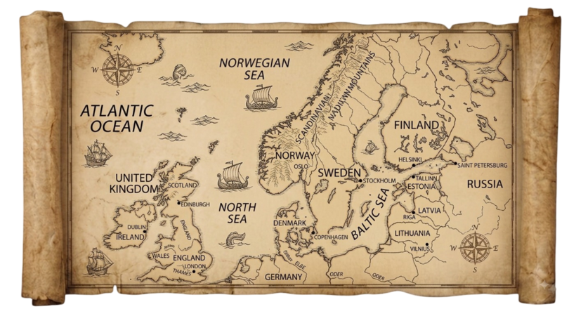 Northern Europe map