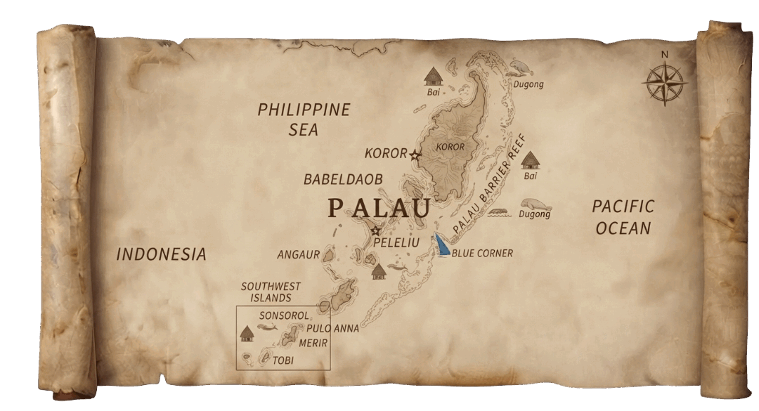 Palau map