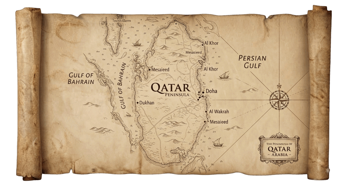 Qatar map