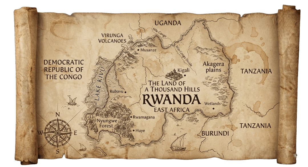 Rwanda map