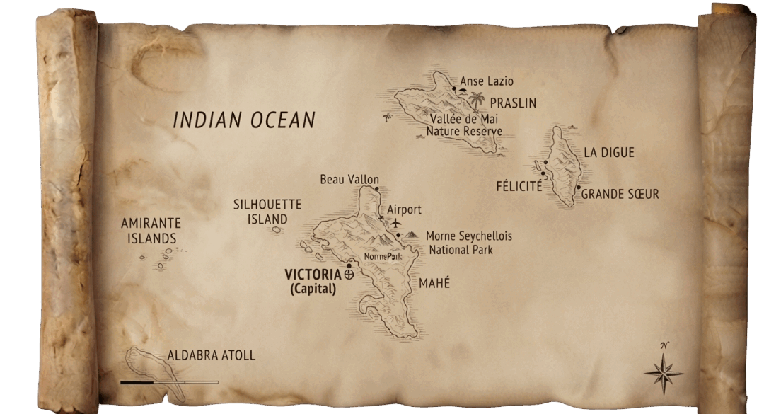 Seychelles map