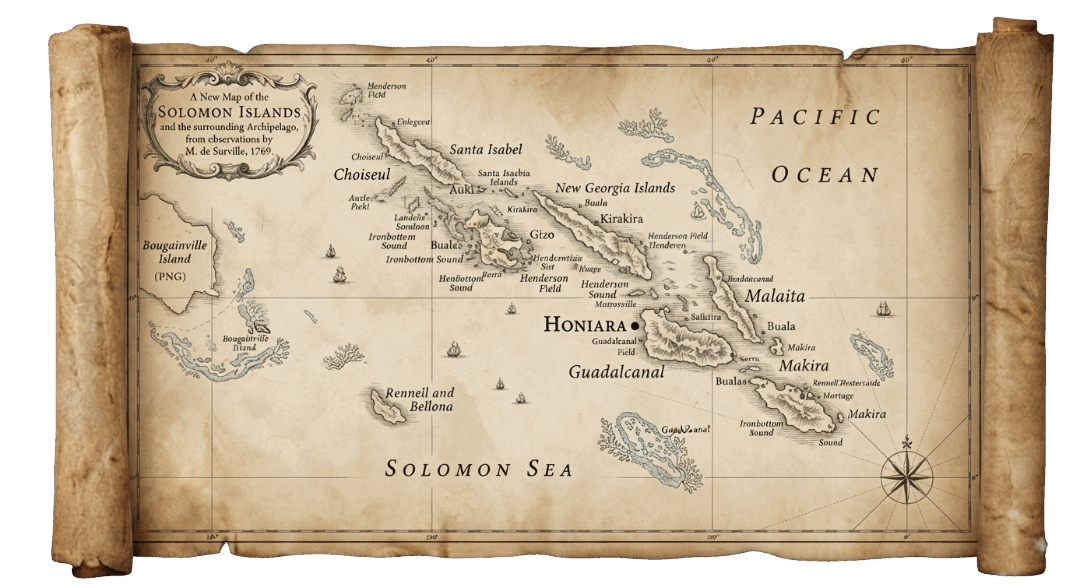 Solomon Islands map