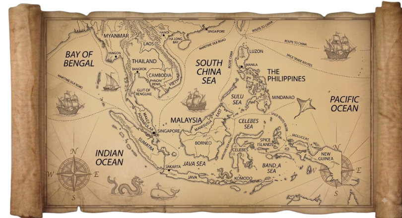 Southeast Asia map