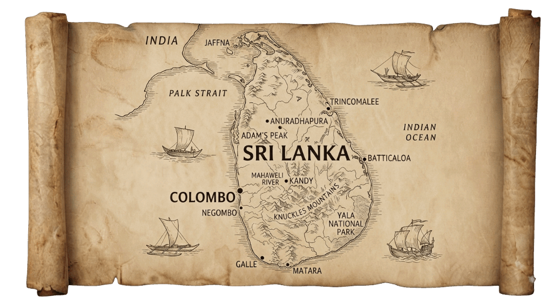 Sri Lanka map