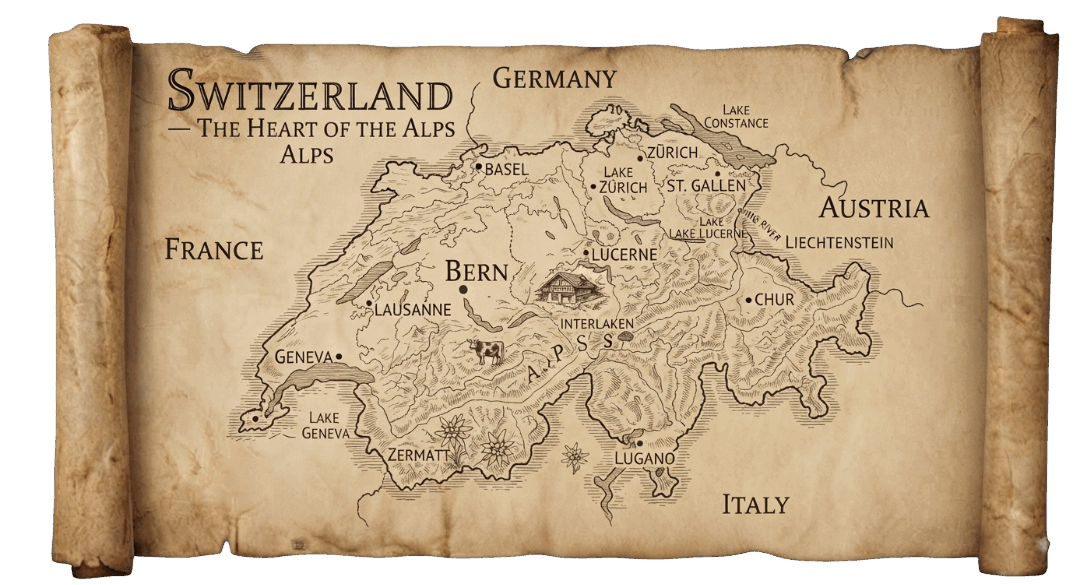 Switzerland map