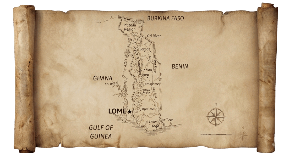 Togo map