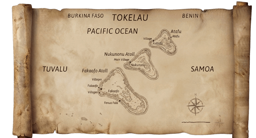 Tokelau map