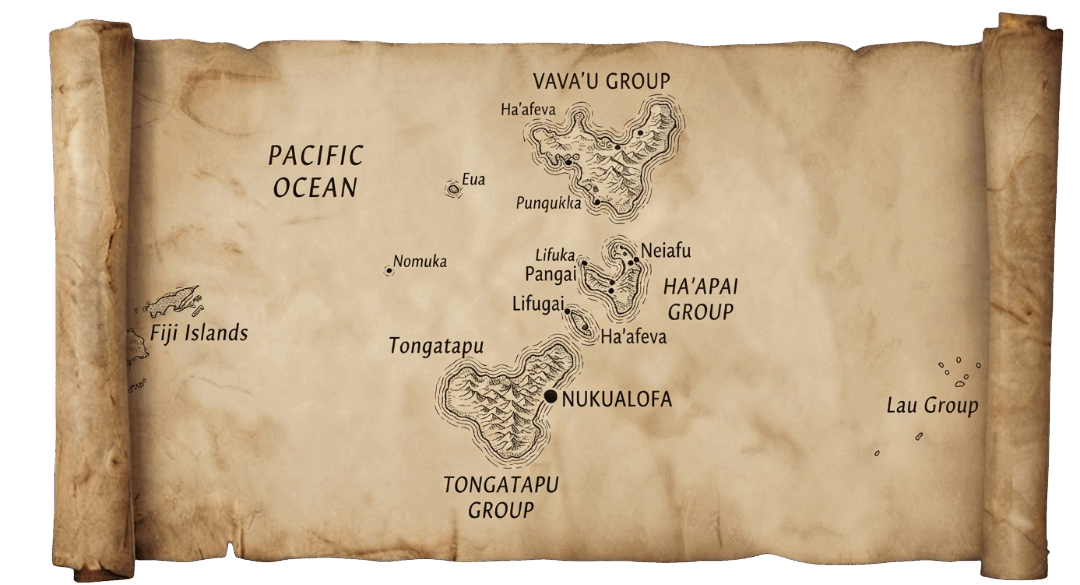 Tonga map